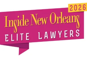 Inside New Orleans Magazine 2026 Elite Lawyers Readers' Favorite badge